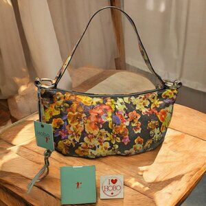 HOBO The Original Phoebe Autumn Orchards Leather Shoulder Bag‎